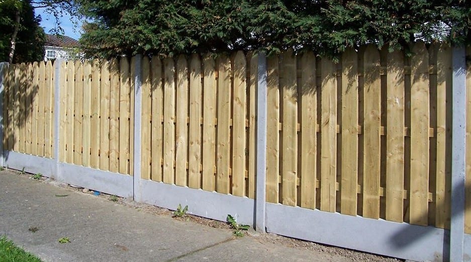 Timber fence panels