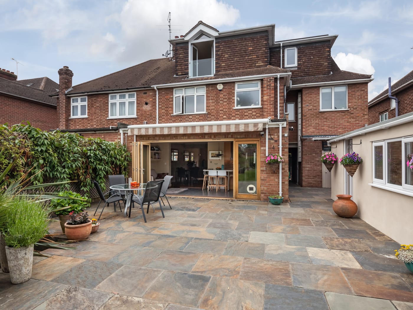 Sandstone patio