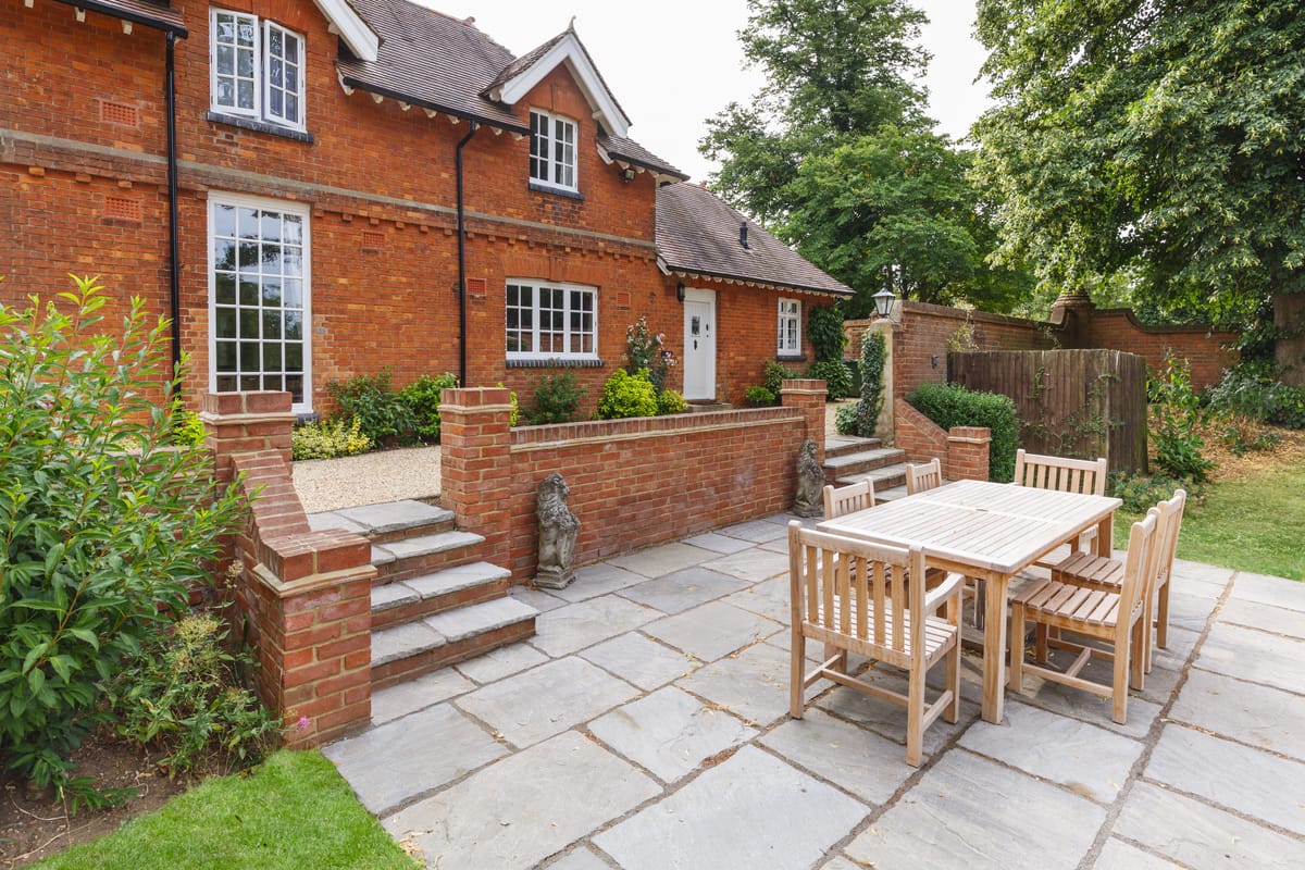 A porcelain patio in Colchester